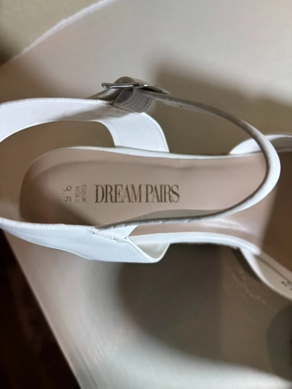 Dream Pairs Women's White Espadrille Wedge Sandals, 3